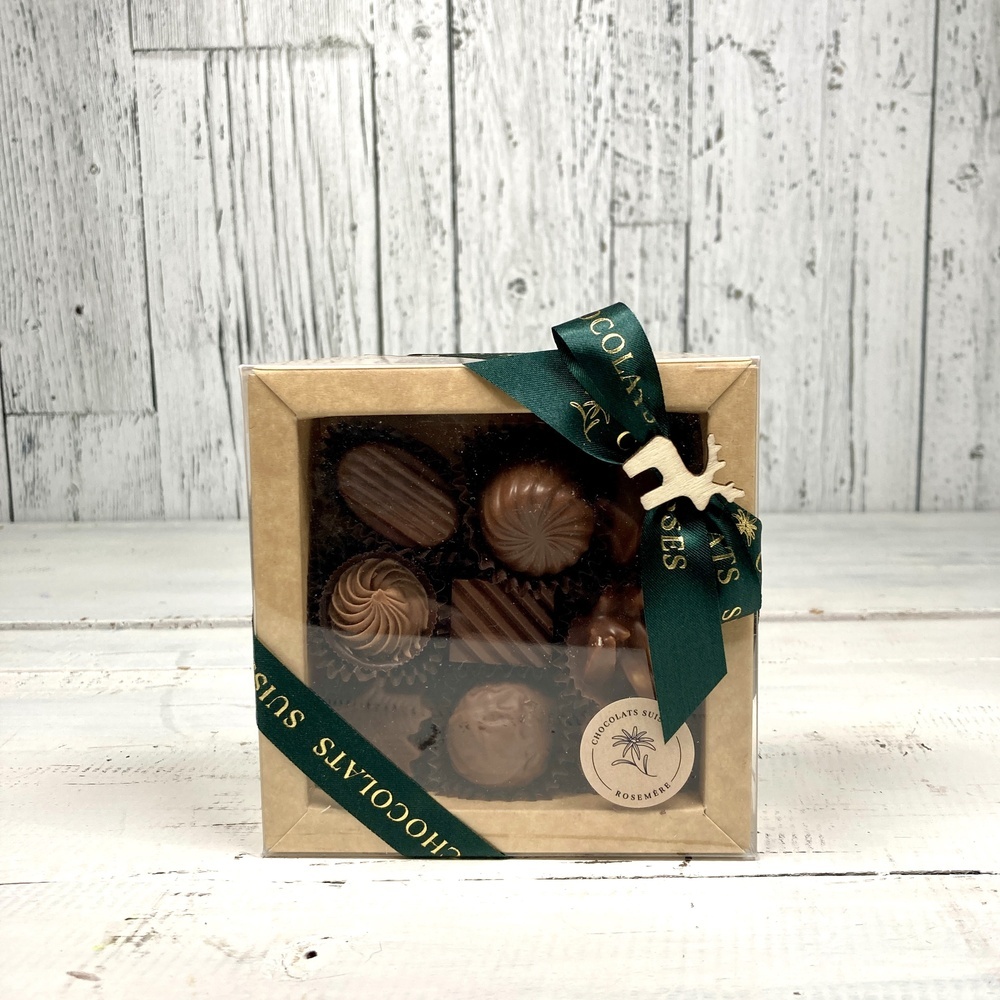 Boîte de 9 morceaux de chocolats - Boîte de chocolats - Chocolats Suisses